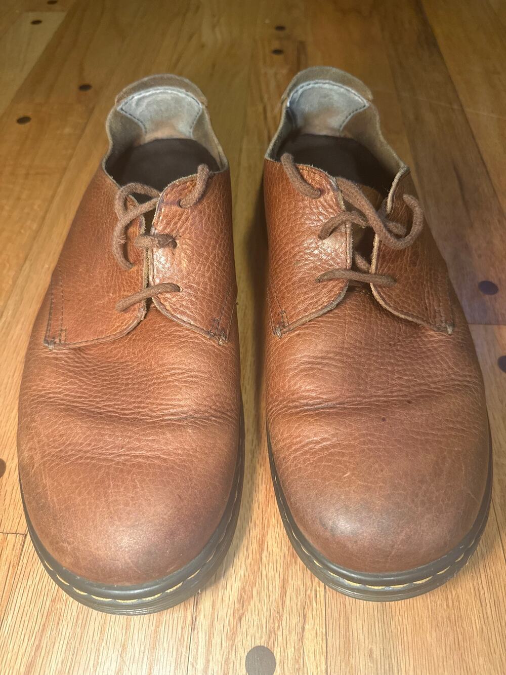 Dr Martens Bexley SoftWair 3 Eye Gibson Brown Leather Shoes Men's 11